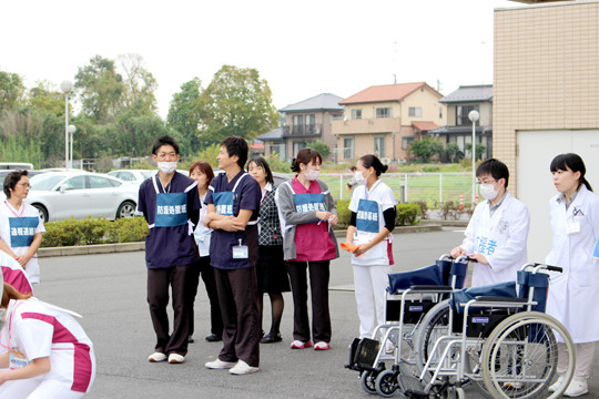 防災訓練の様子